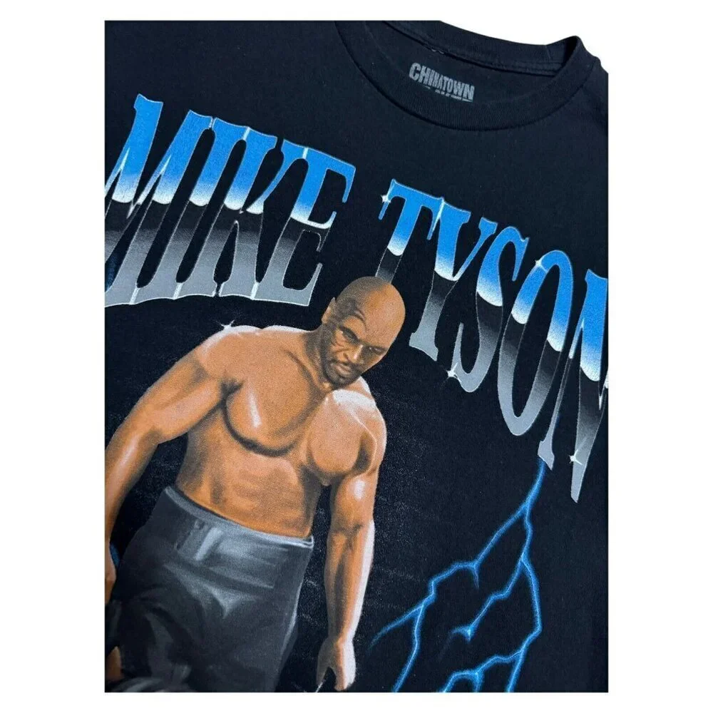 CHINATOWN MARKET Mike Tyson Tiger Boxing Streetwear Designer Tee Shirt Men Large